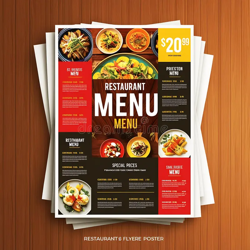 Courtesy: dreamstime.com/restaurant-food-menu-poster-design-template-image346673070